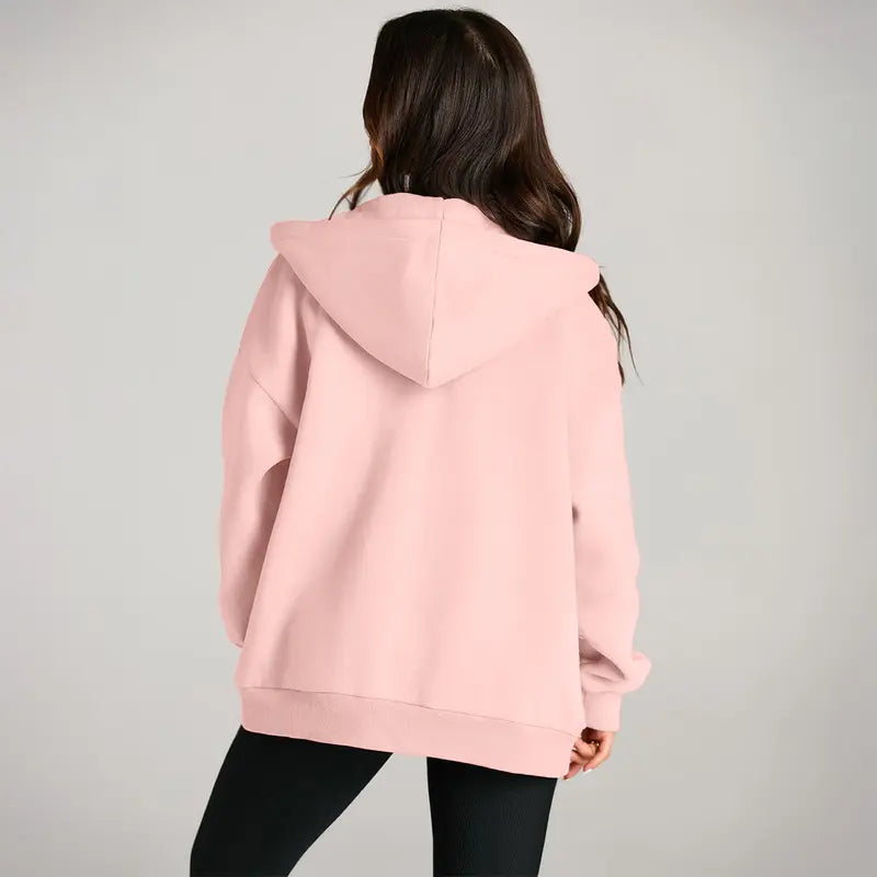 The Oversized Zip Hood