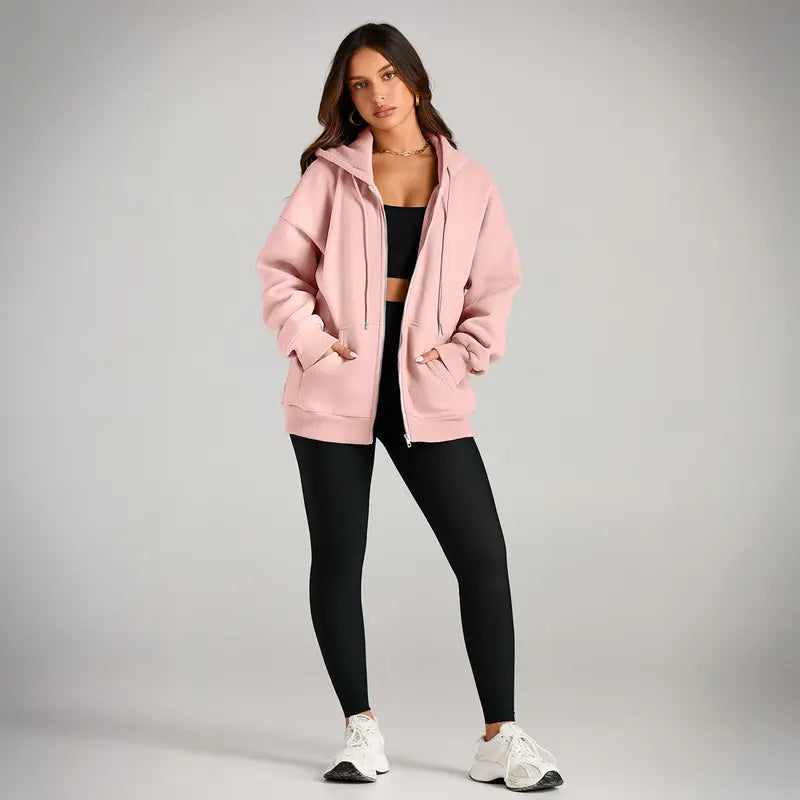 The Oversized Zip Hood