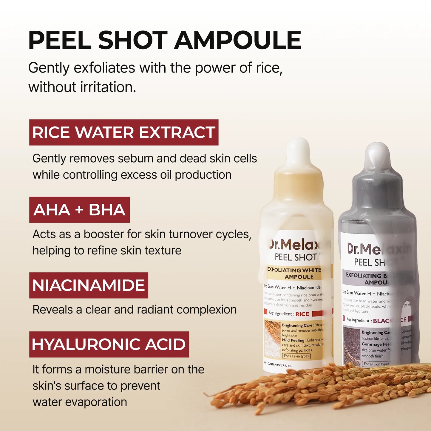 Rice Ampoule Exfoliant